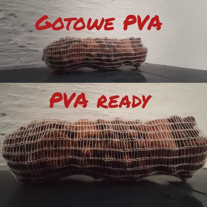 Gotowe PVA 5szt. siatka PVA pellet HALIBUT PVA Ready