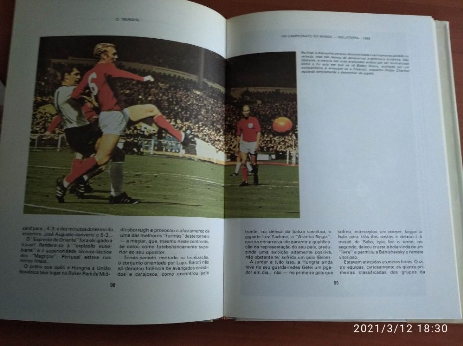 Livro do Mundial de futebol 1930 a 1982