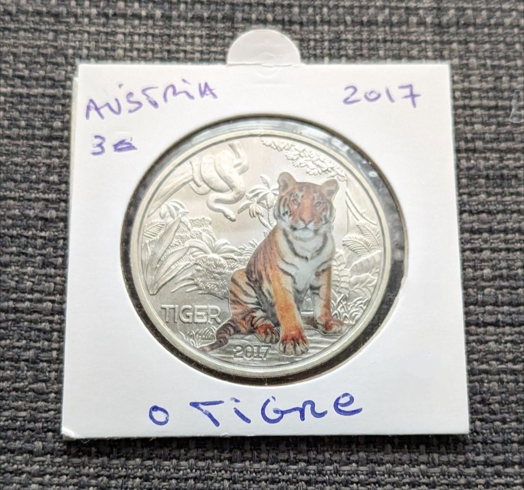 Moeda 3€ Áustria UNC