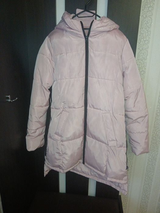 Пуховик для підлітка, пальто, куртка зимова на зріст 150-156 см