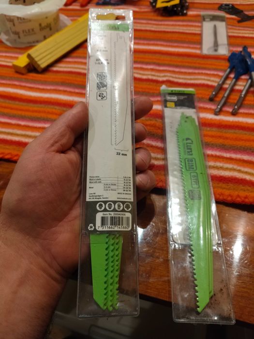 Brzeszczot piły szablastej BIM DREWNO/METAL 225mm 6TPI 5szt.