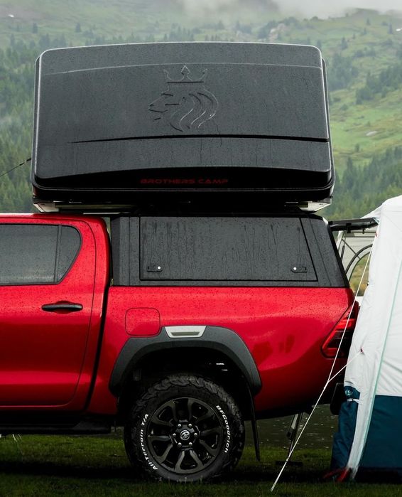 Hardtop zabudowa paki stalowa Toyota Hilux powłoka LINE-X