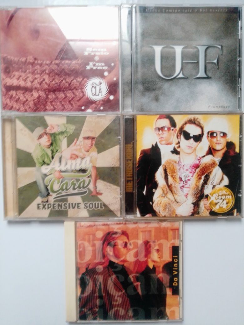 CDs - Clã/UHF/ Da Vinci/Expensive Soul/Room 74