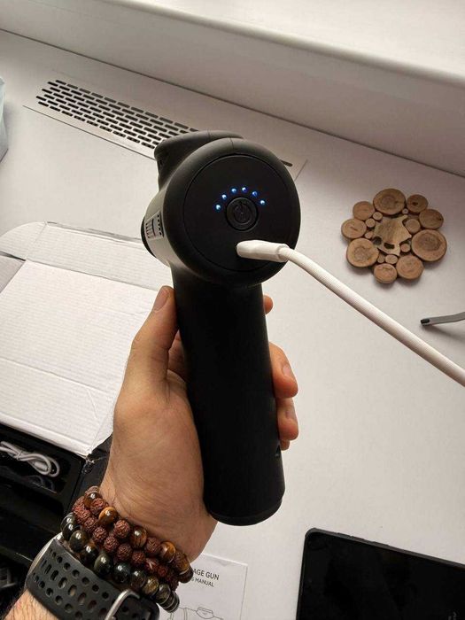 Перкусійний масажер для м'язів (Fascia Gun), масажний пістолет