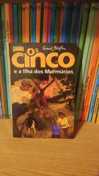 Livro "Os Cinco na Ilha dos Murmúrios"