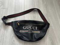Сумка Gucci Printed Belt Bag бананка оригинал