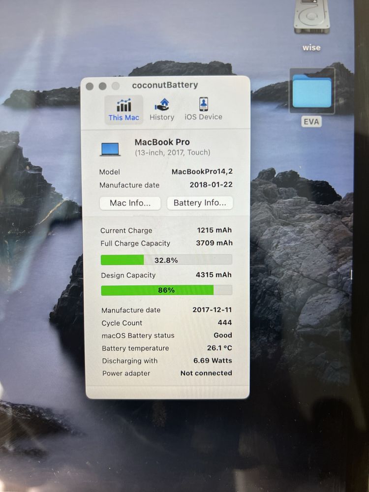 Macbook Pro 2017 13’3 16ОЗУ 256GB