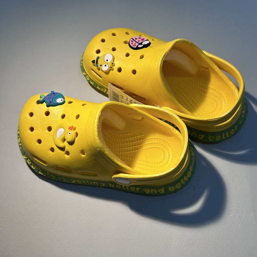 Дитячи крокси шльопки тапочки Crocs 28