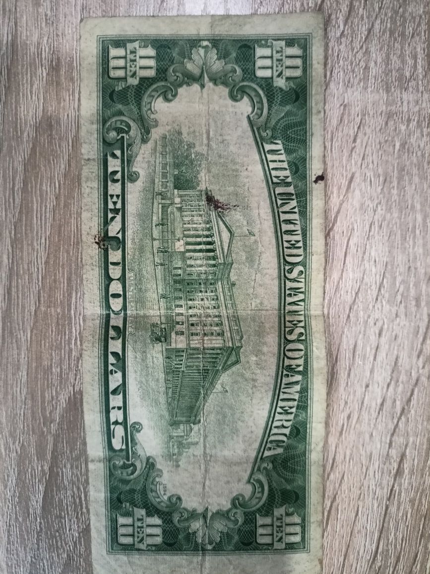 10 долларов США 1950г.