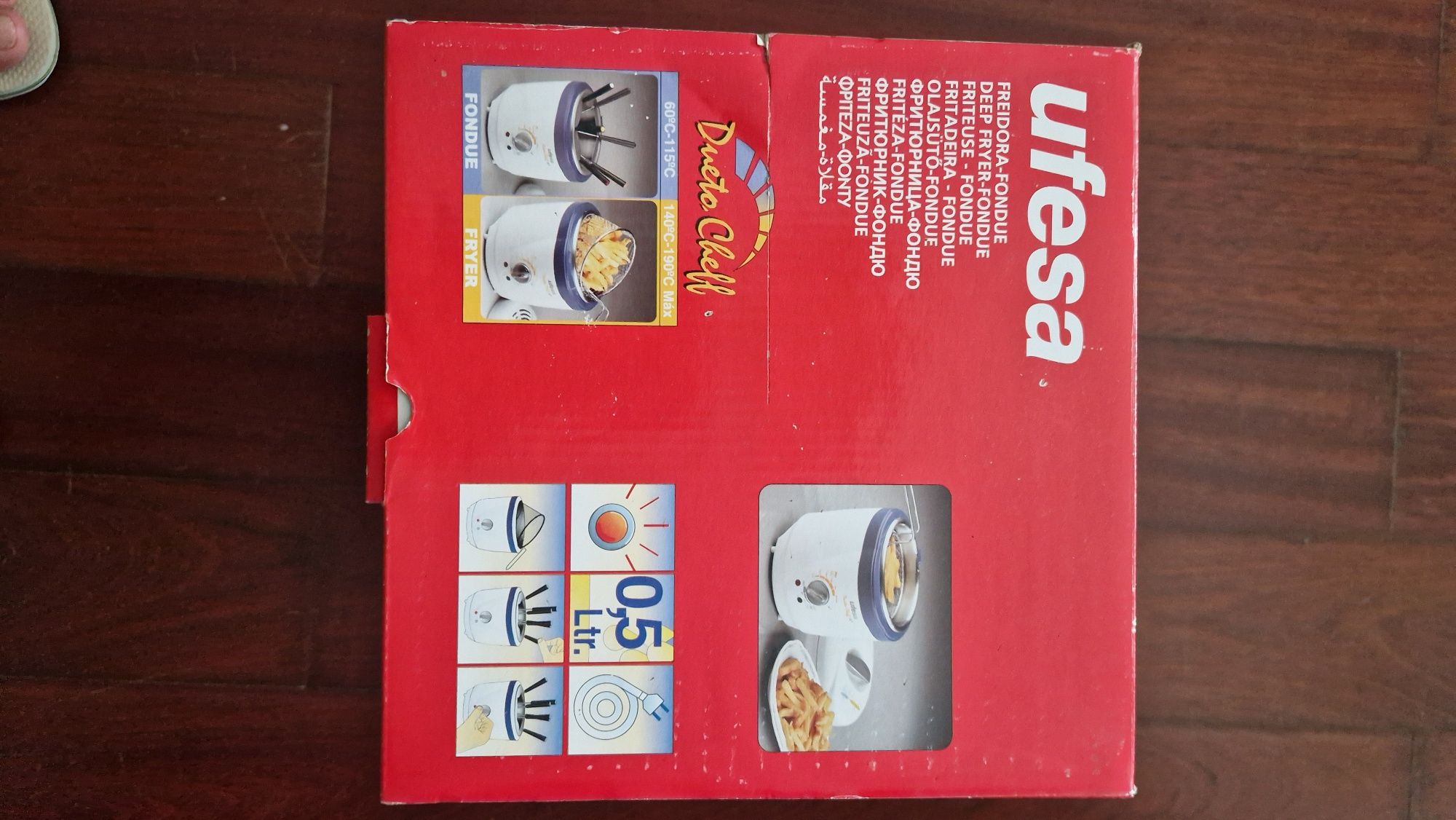 Fritadeira / Fondue eléctrica Dueto Cheff - Nova, ainda na caixa
Nova,