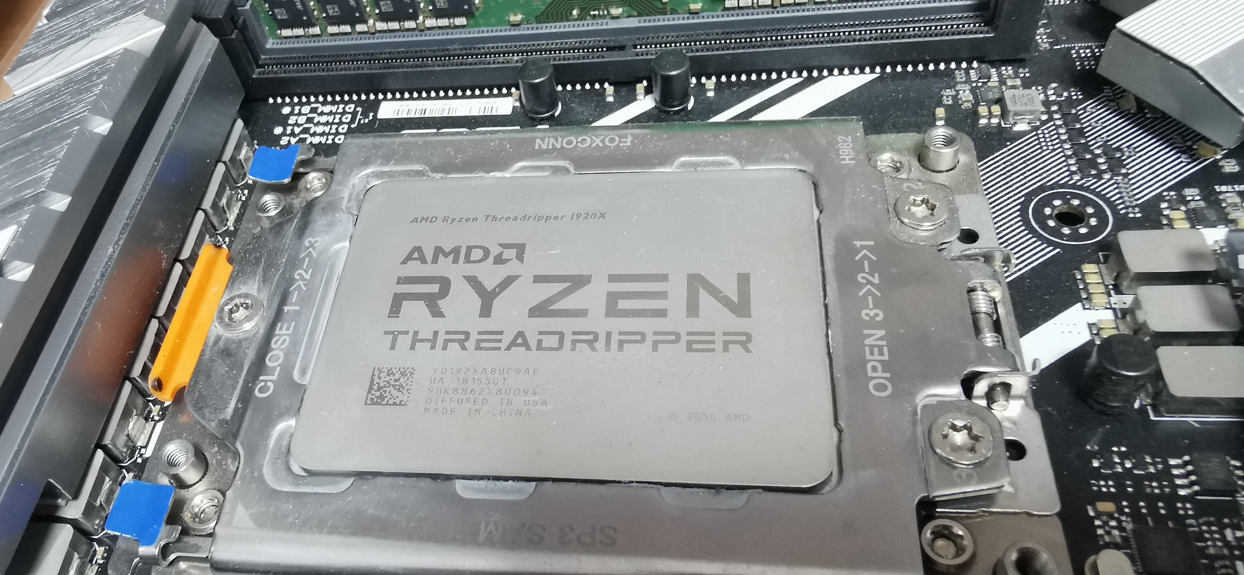 Ryzen Threadripper 1920X płyta asus prime x399-a