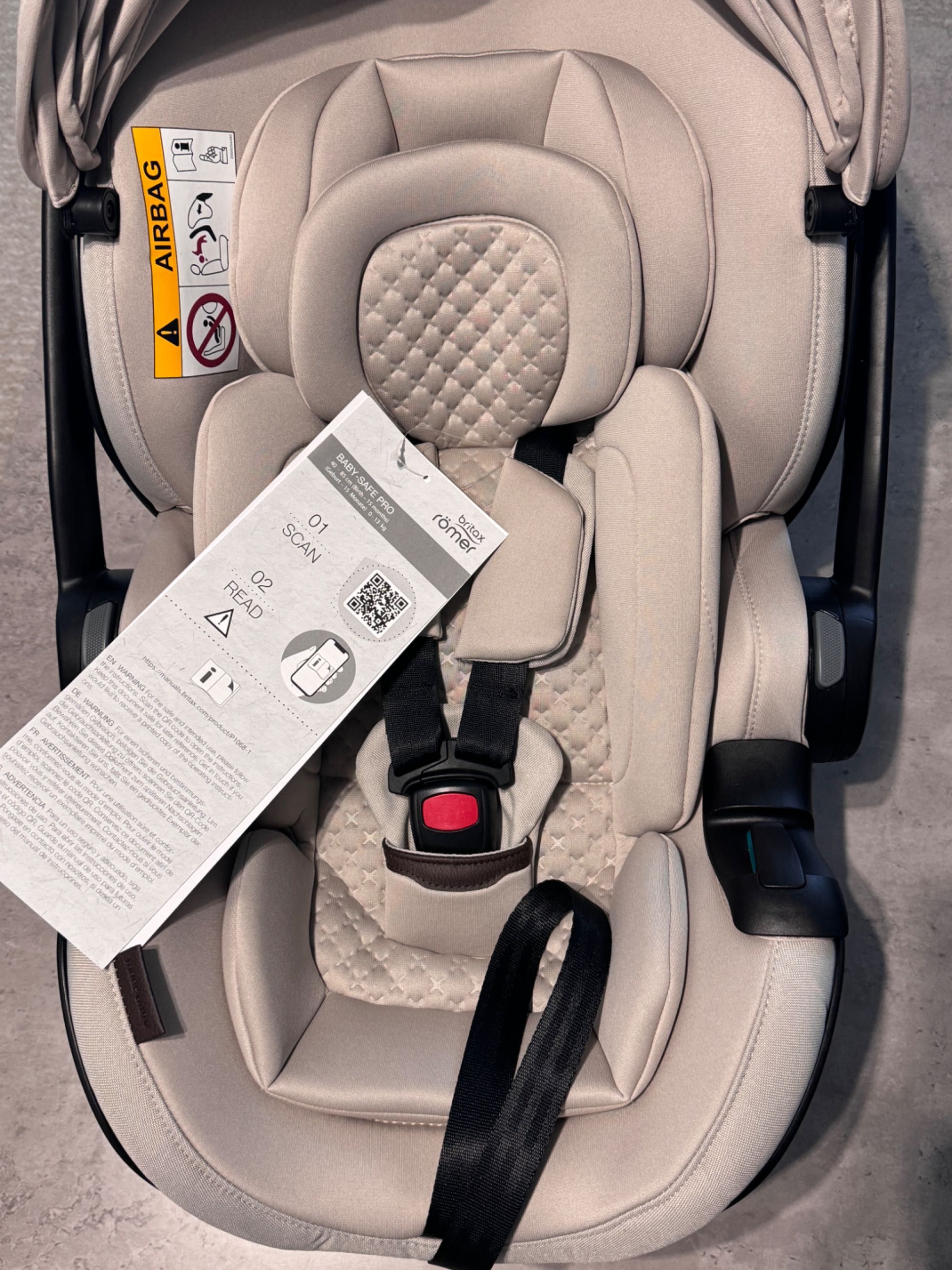 Fotelik samochodowy britax romer baby-safe pro