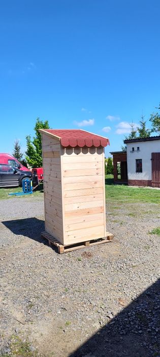 Kibelek WC TOY Toy drewniany działka ogród budowa