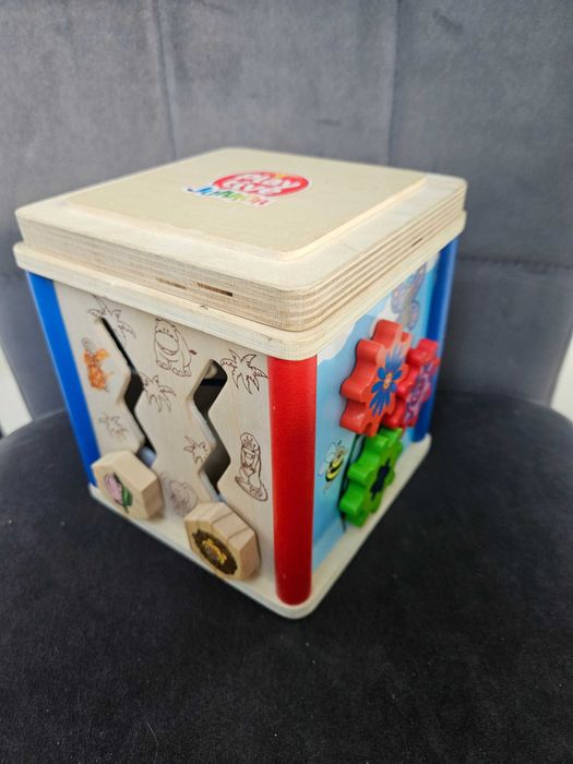 Interaktywna kostka labirynt klocki sorter plus gratis