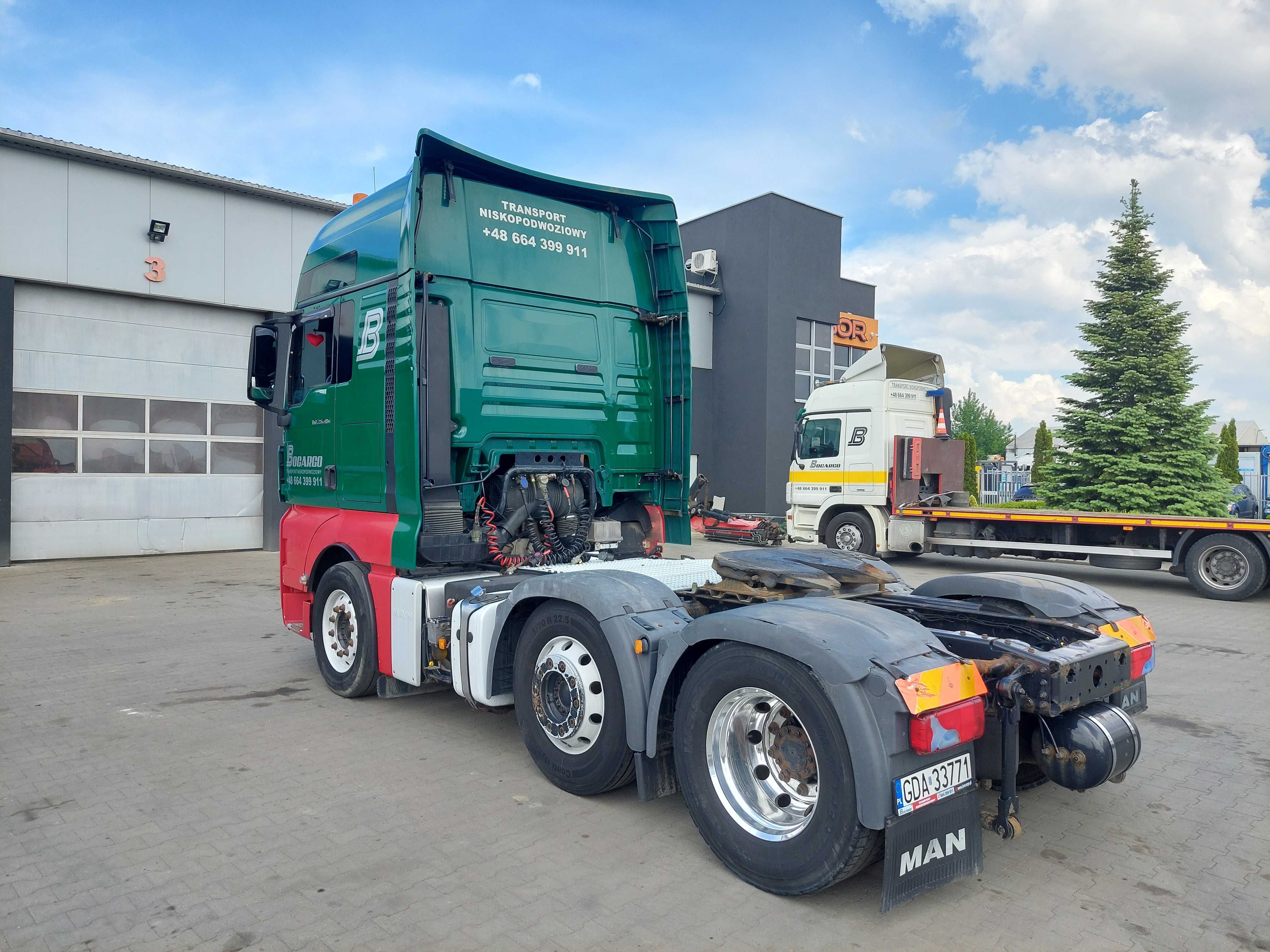Man 26,480 tgx 6x2 euro 5 oś skrętna. Zarejestrowany jako specjalny
