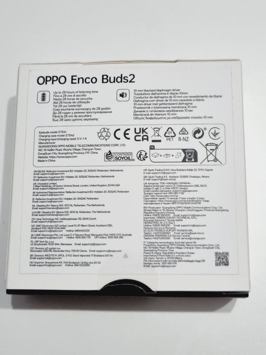 Słuchawki OPPO Enco Buds 2 Białe dokanałowe