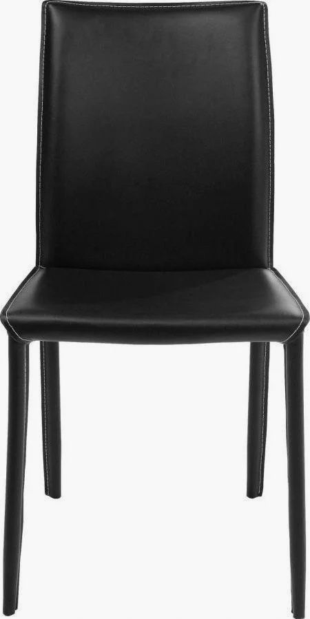 Krzesło kare design milano skóra czarne 4 szt