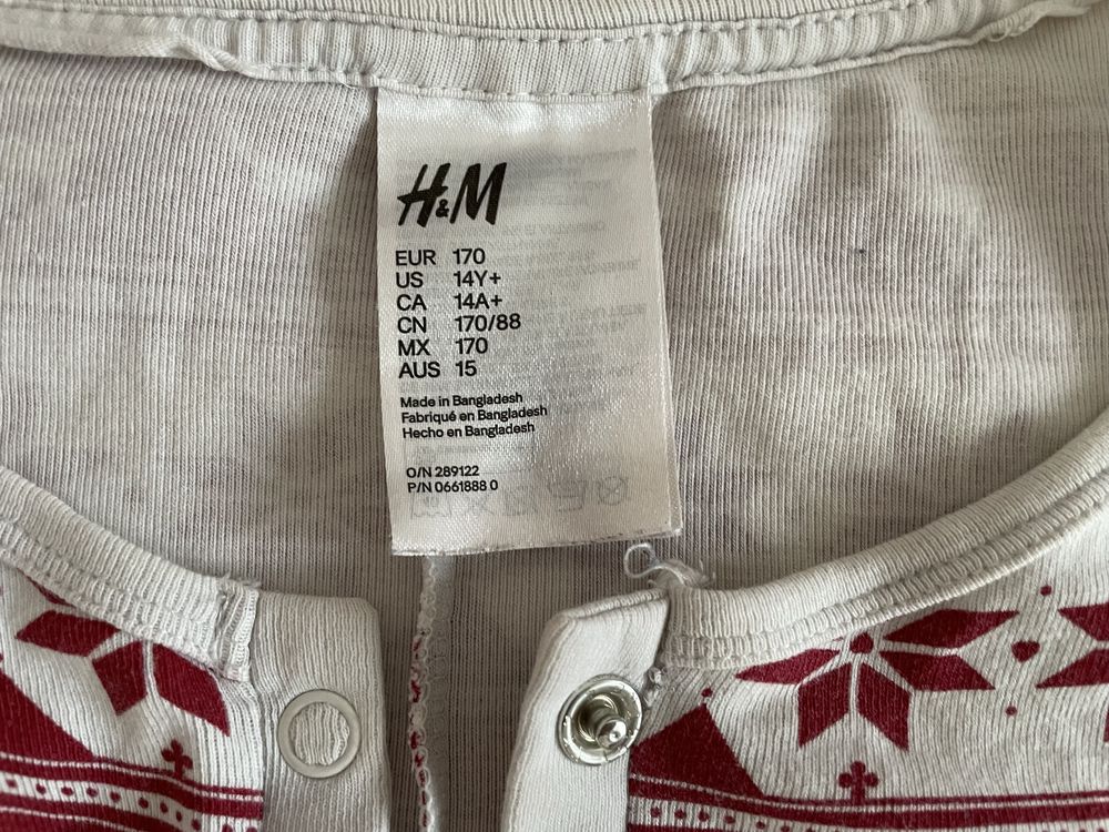 Piżama H&M jednoczęściowa 170 cm