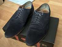 Niebieskie buty ze skóry zamszowej Zign rozmiar 43 27,5 cm