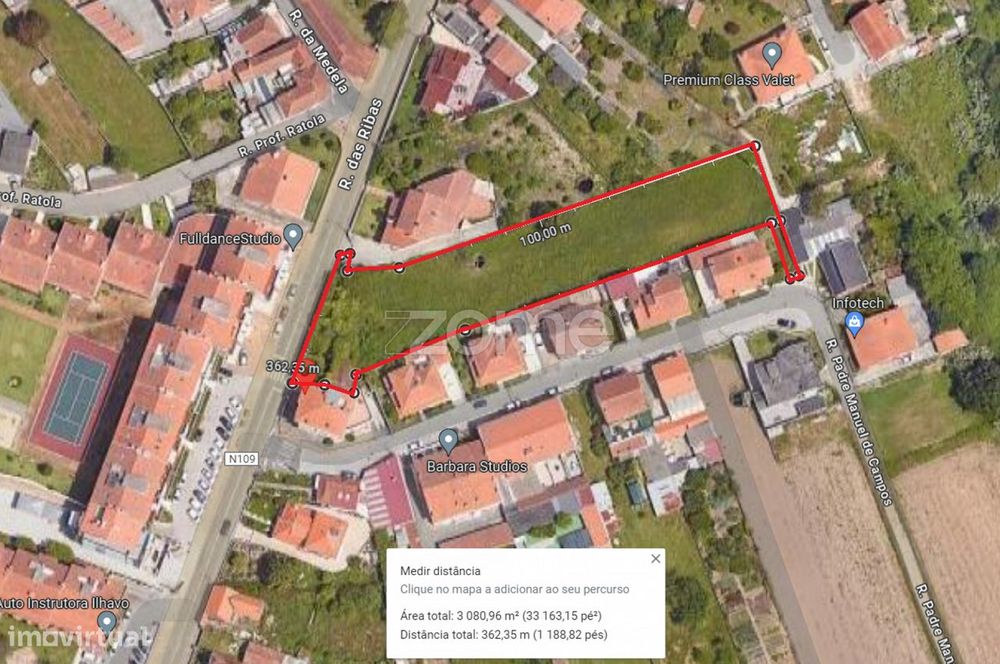 Moradia em Ruína com terreno no centro Ihavo-Aveiro