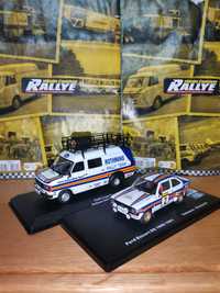 Ford Escort RS 1800 Vatanen + Ford Transit - Team Rothmans Rally 1:43