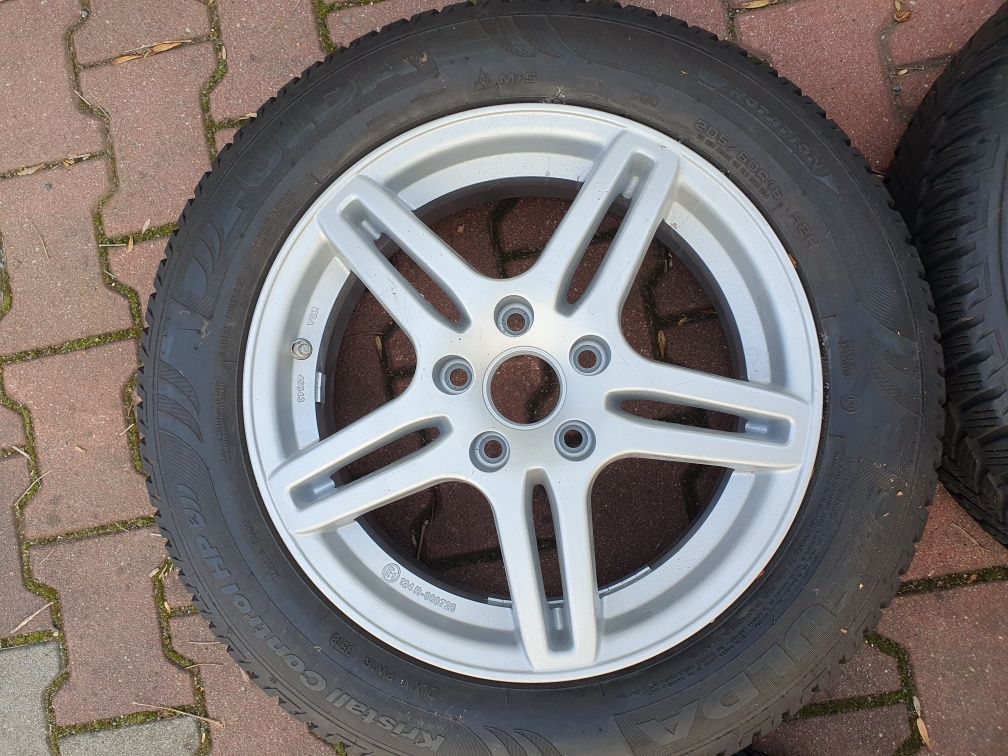 Felgi Koła 16" Vw Sharan Passat 5x112 ET46+205.60.16 Fulda Zima