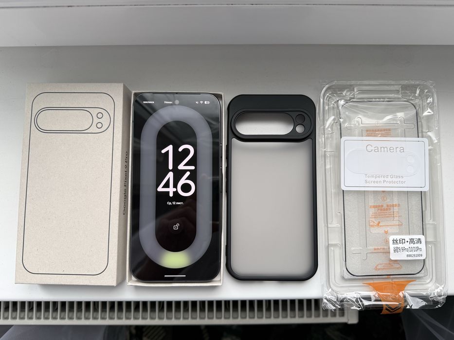 Google Pixel 9 Pro 128 Gb Obsidian. Neverlock. + Чохол і захисне скло.