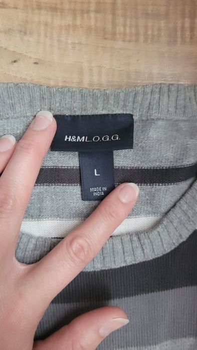 Sweter męski M marki H&M 100% bawełna