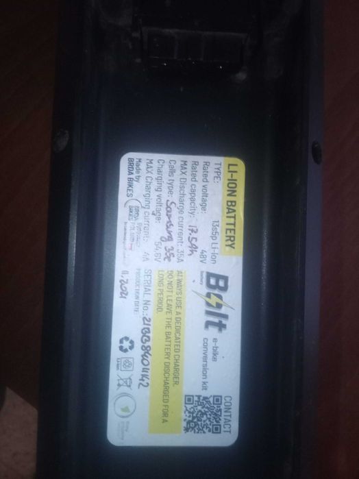 Bateria do roweru elektrcznego 17,5 kw 48v