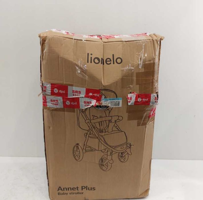 Wózek spacerówka Lionelo LO-ANNET PLUS BLACK CARBON