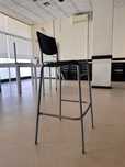 Bancos alto com encosto preto