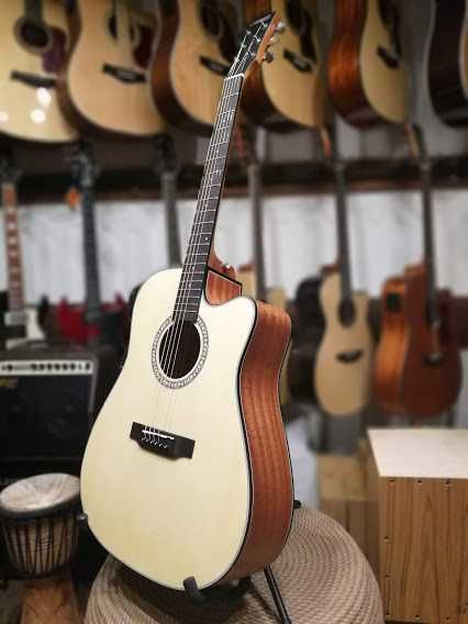 RiverWest G-411 gitara akustyczna G411 akustyk z cutawayem