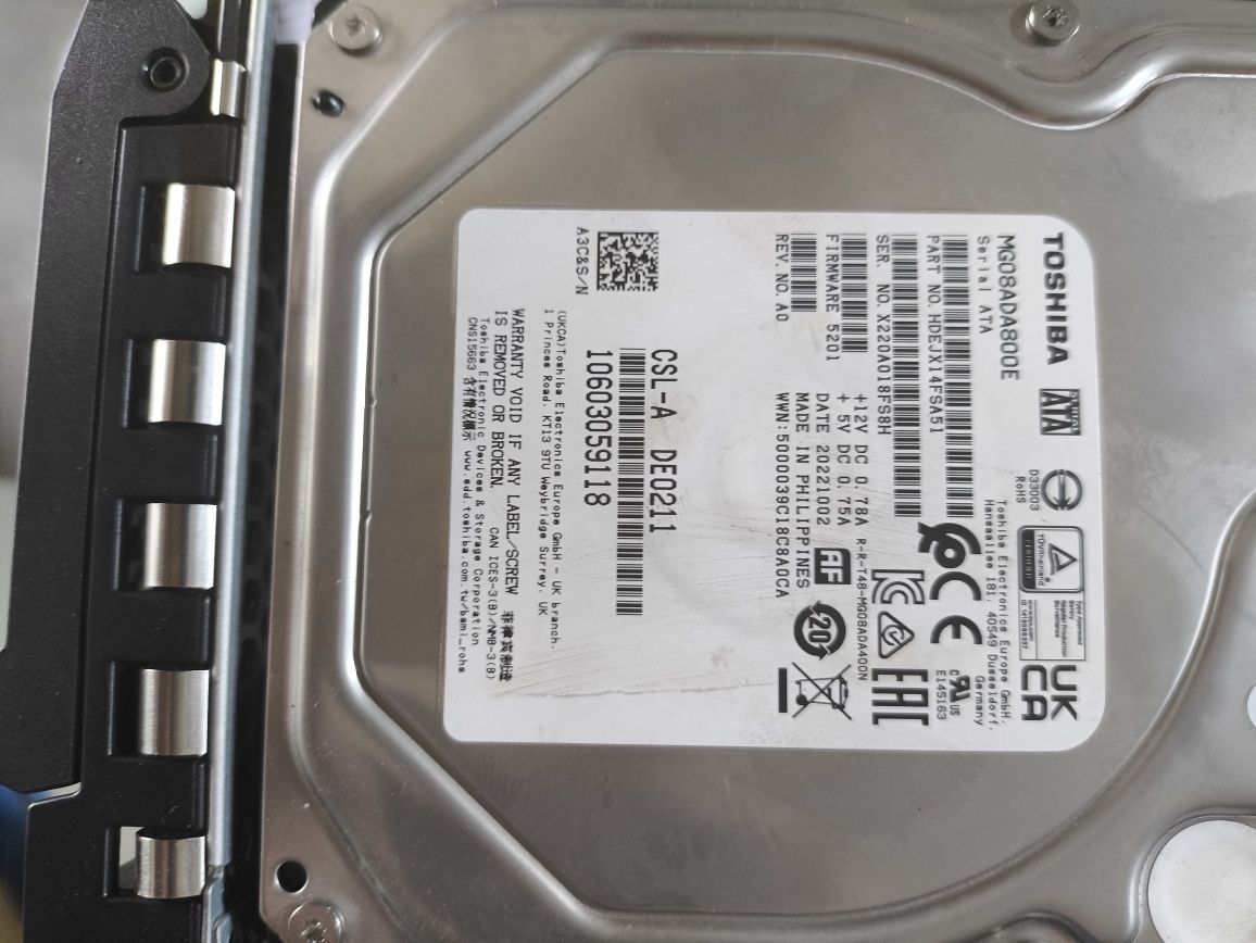 Dysk 8TB MG08ADA800E SATA 3,5"