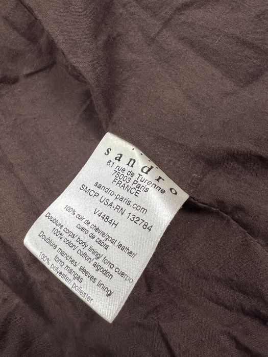 Женский люкс пидажк кожаный Sandro Blazer