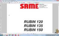 Instrukcja napraw Same-Rubin 120, 135, 150.