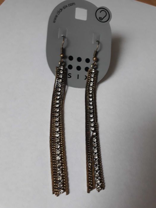 Kolczyki - nowe, "six"