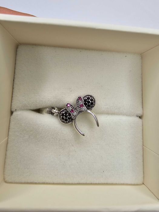 Srebrny charms do bransoletki Pandora myszka Minnie srebro 925