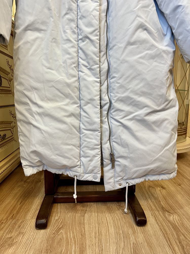 Жіночий довгий пуховик / парка / куртка COS baby blue parka , 34р