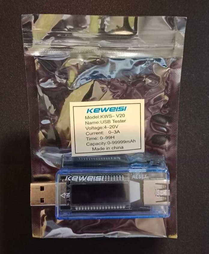 USB tester Keweisi KWS-V20, б.у.