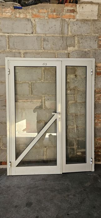 Drzwi aluminiowe z demontażu 160x210