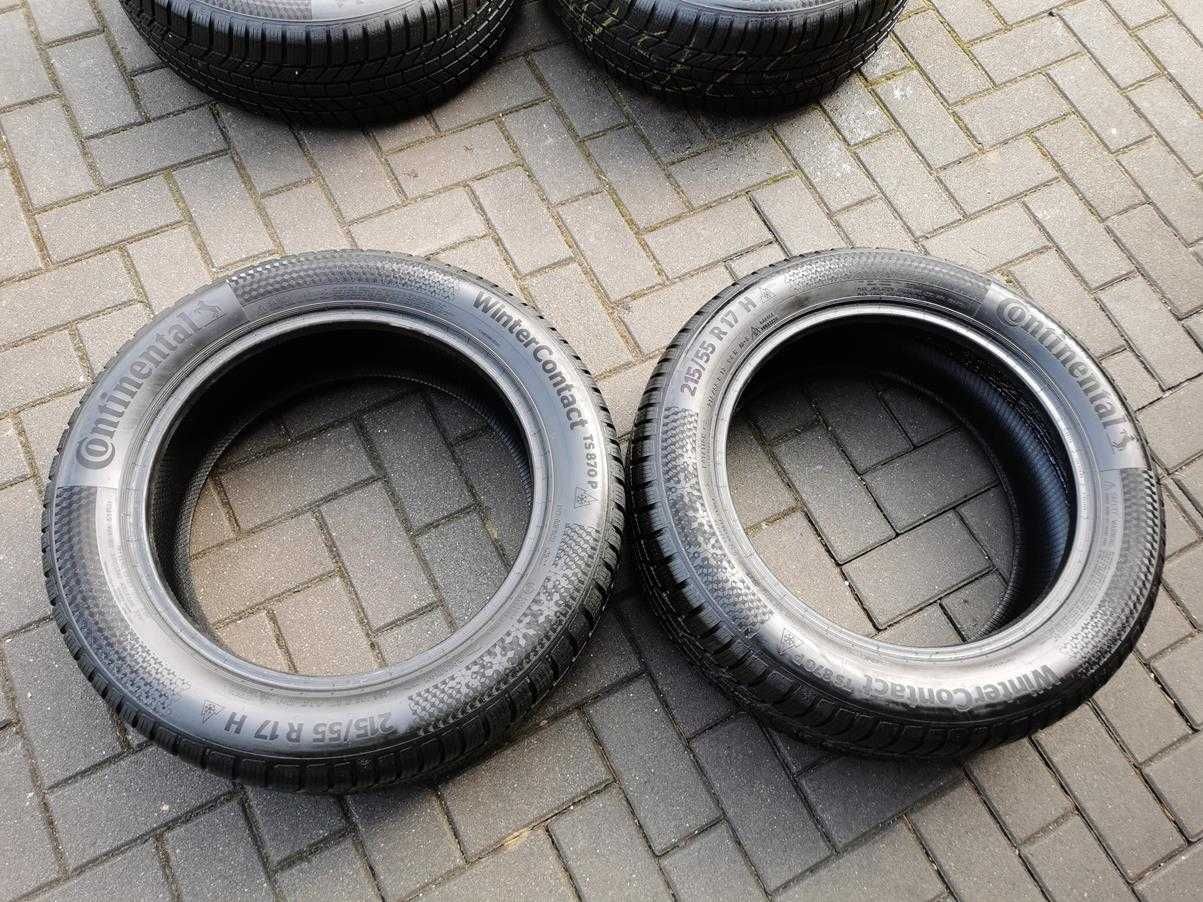 215/55 94H R17 CONTINENTAL WC TS870P SEAL 2022r Zimowe 8mm Opony 2szt