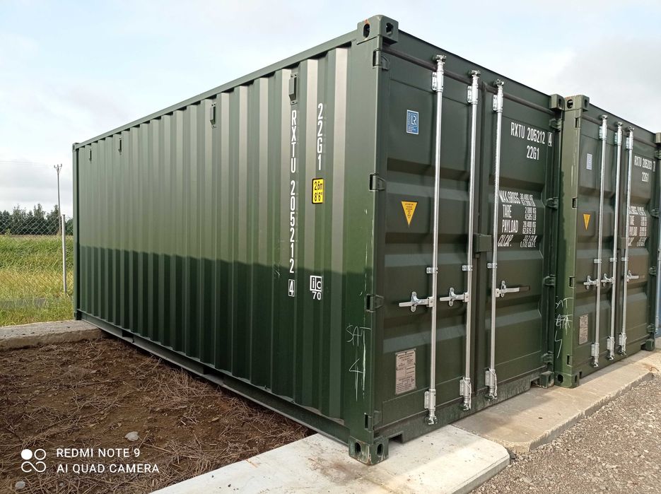 Kontener morski, magazynowy, 20DC/6m, r. 2025 + transport hds w cenie