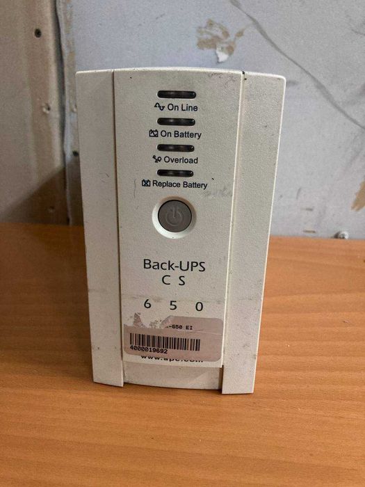 ДБЖ APC Back-UPS CS 650 (BK650EI) • Робочий • Без акумулятора
