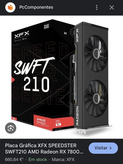 Rx 7800xt xfx *nova*