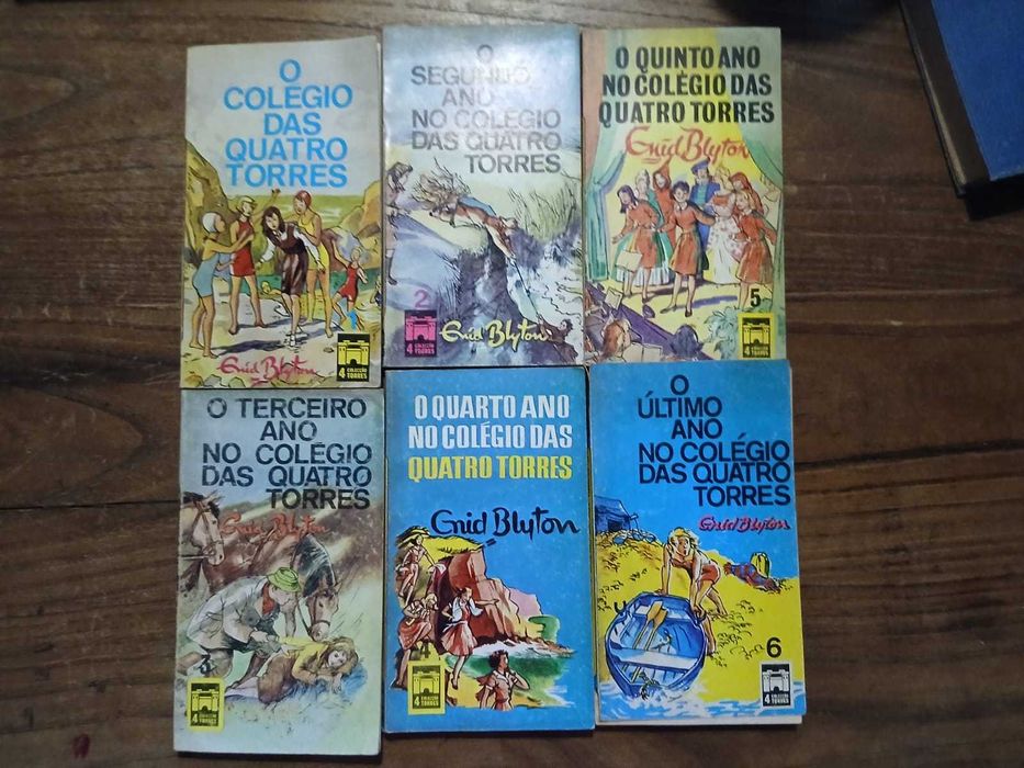 Enid Blyton, O Colégio das Quatro Torres (Seis Volumes)
