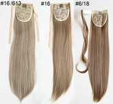 Doczepiany KUCYK kitka 60cm jak Naturalne treska MAT popielaty blond
