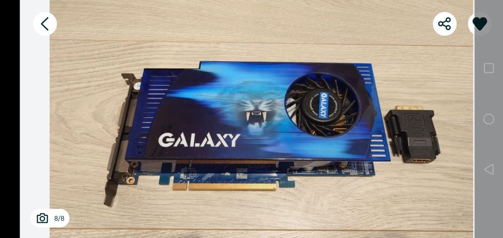 Karta grafiki GeForce 9600 GT PCI-E 512 MB DDR3 256 BIT