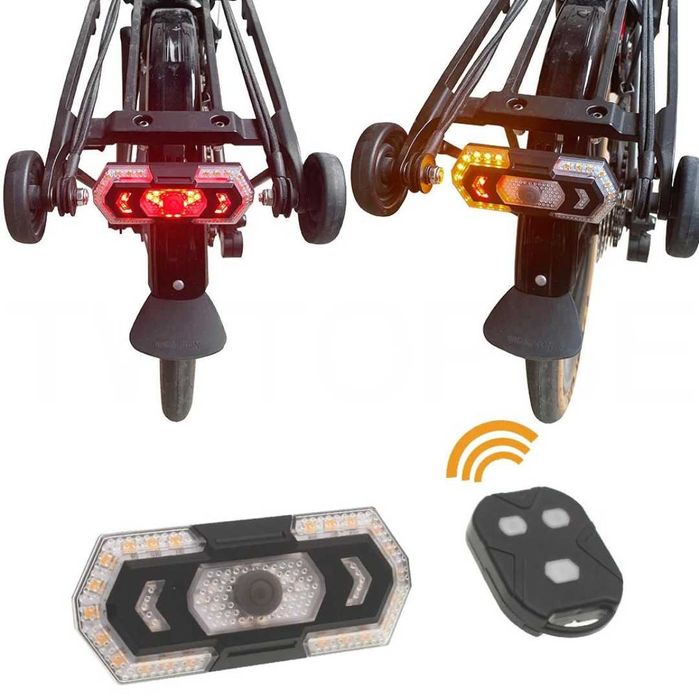 Luz de Alerta USB para Bicicletas,Trotinetes, Motos, entre outros