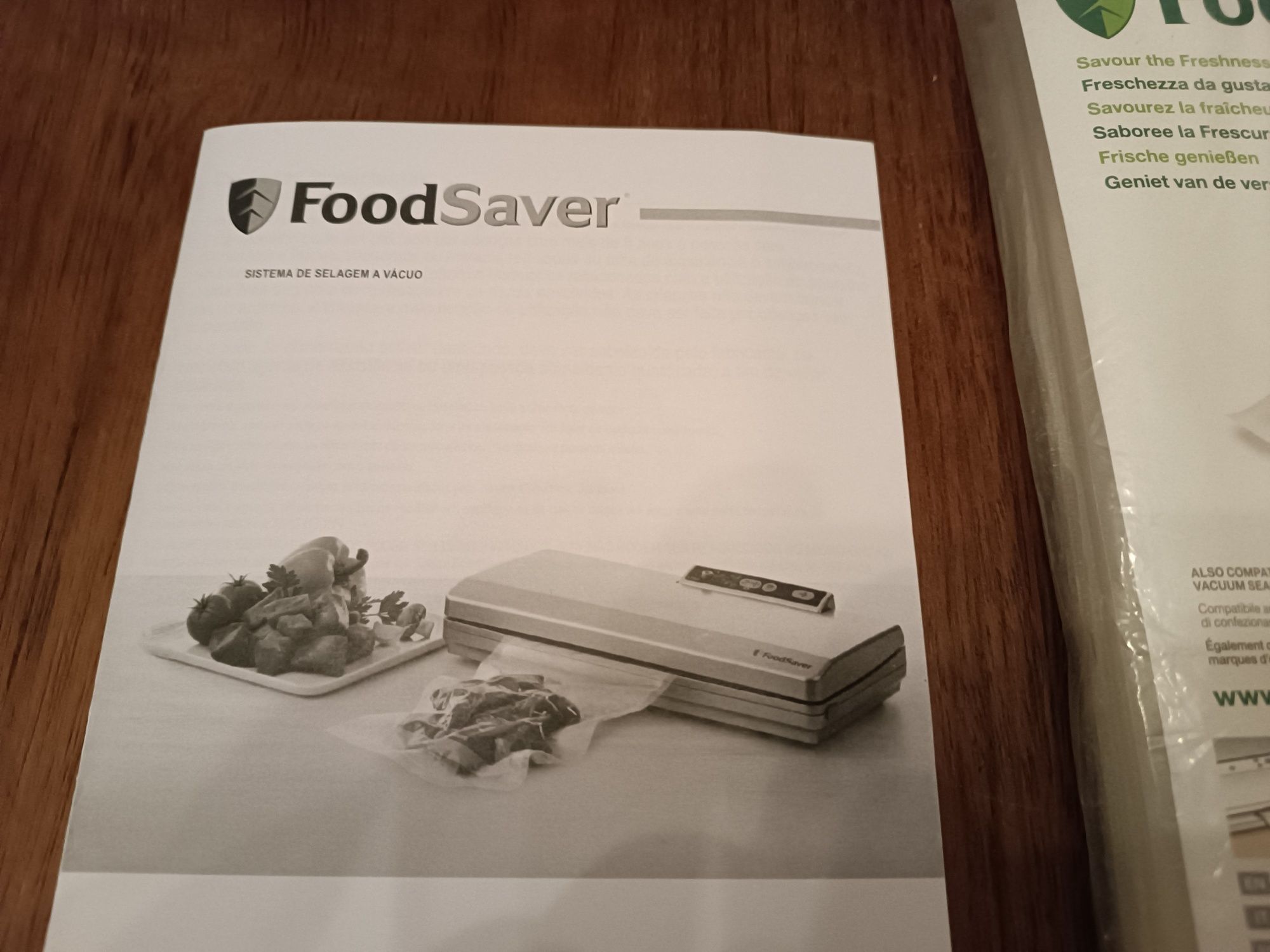 Food saver - sistema para fechar sacos a vácuo