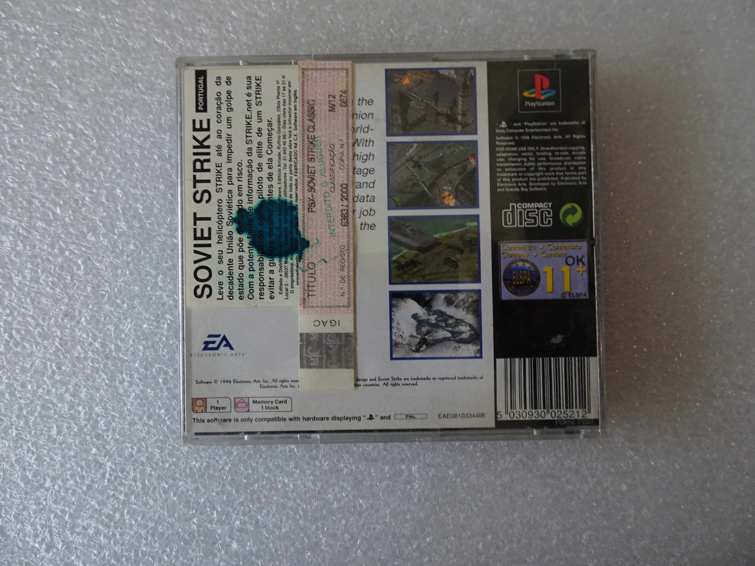 Jogo Playstation 1 - Soviet Strike